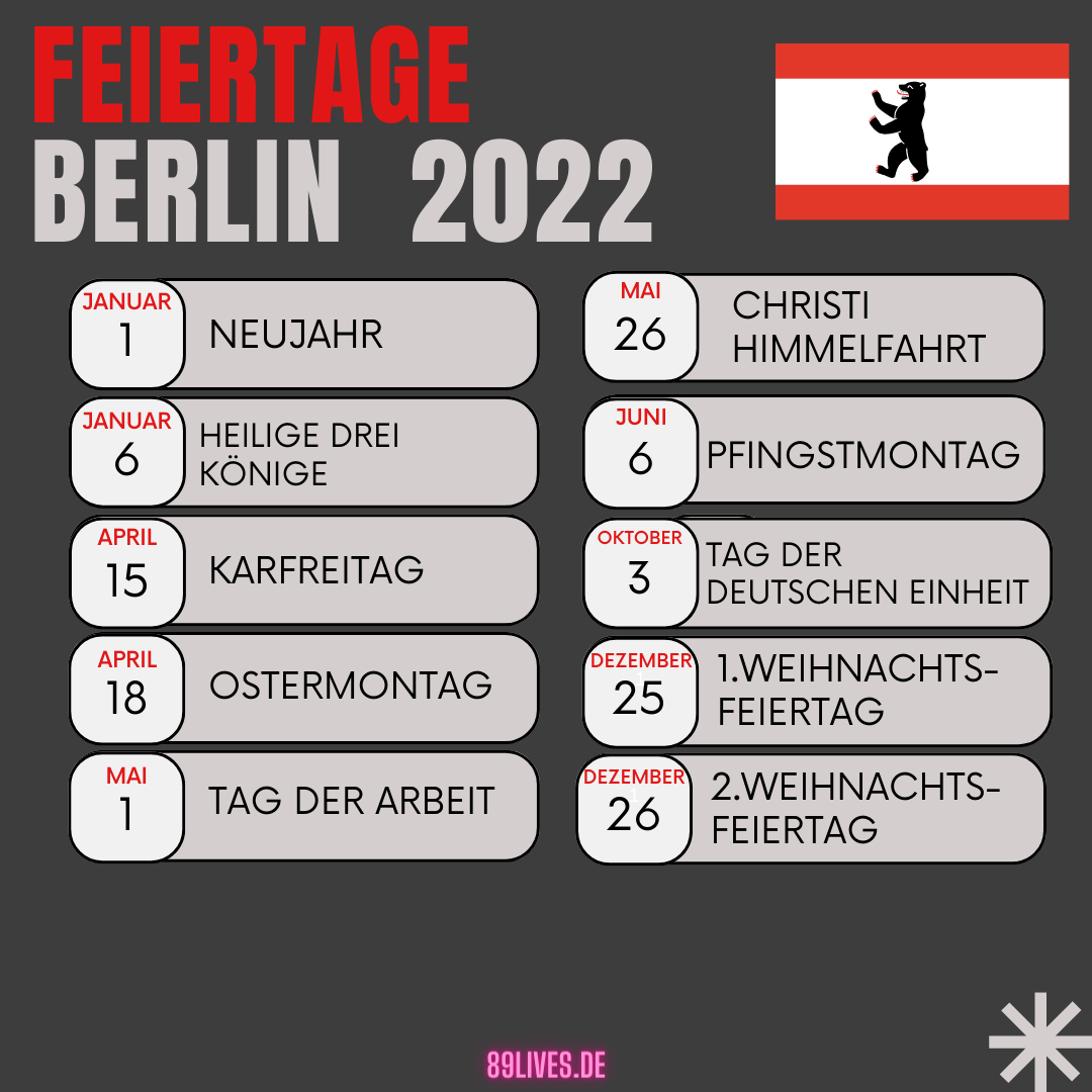 feiertage berlin 2022