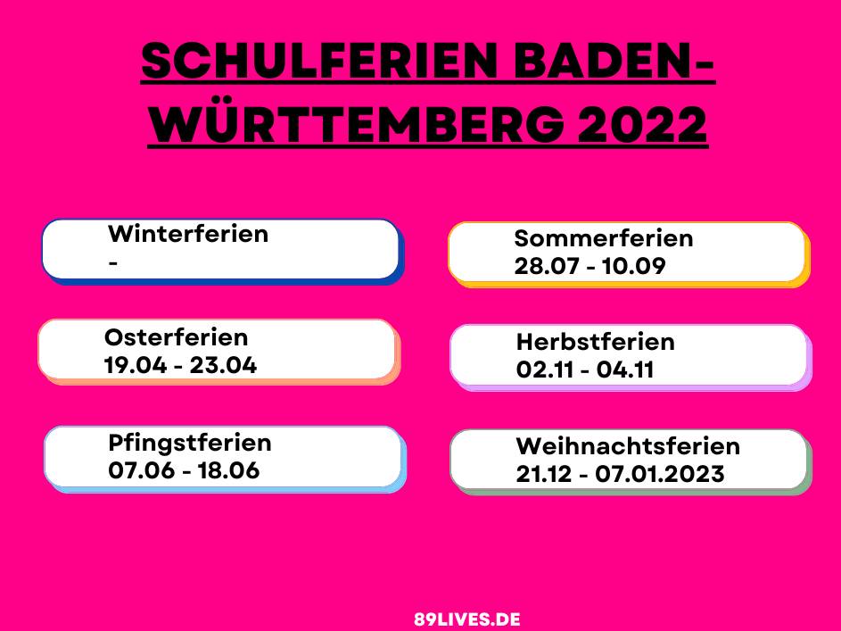 schulferien baden-württemberg 2022